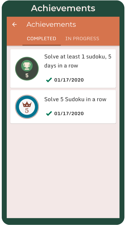 Achievements