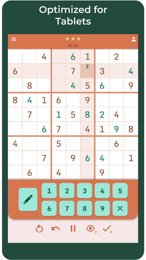 Optimized for tablets